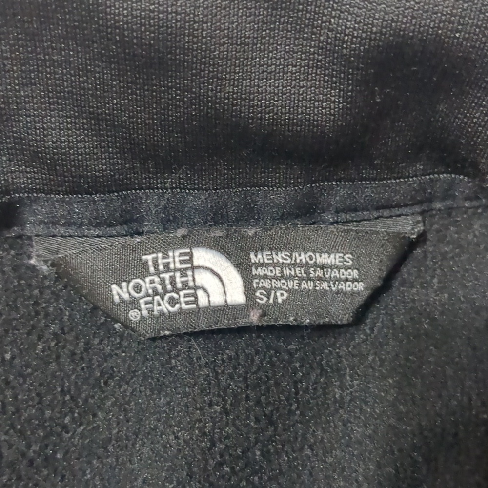 The North Face Men's Solid Black w/Neon Green 1/2 Zip Pullover Jacket Size Small - Picture 6 of 8